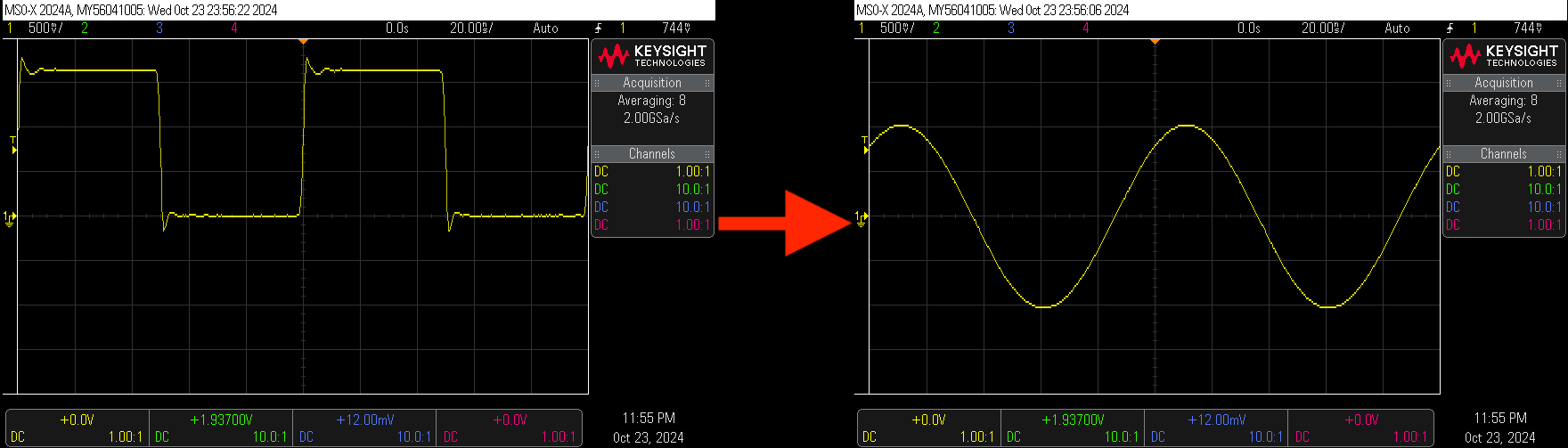 LBE-1710 10MHz low pass filter with DC block