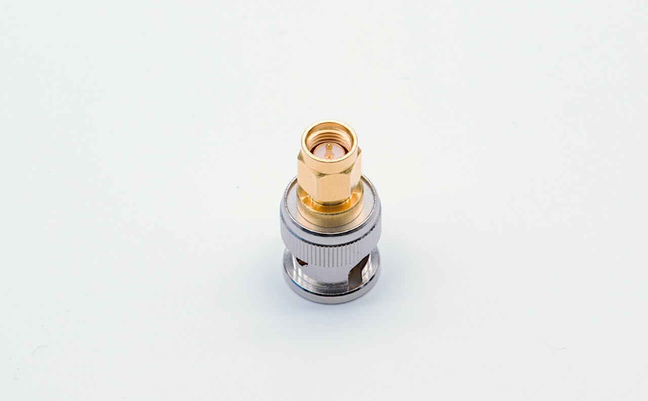 SMA male to BNC male adapter