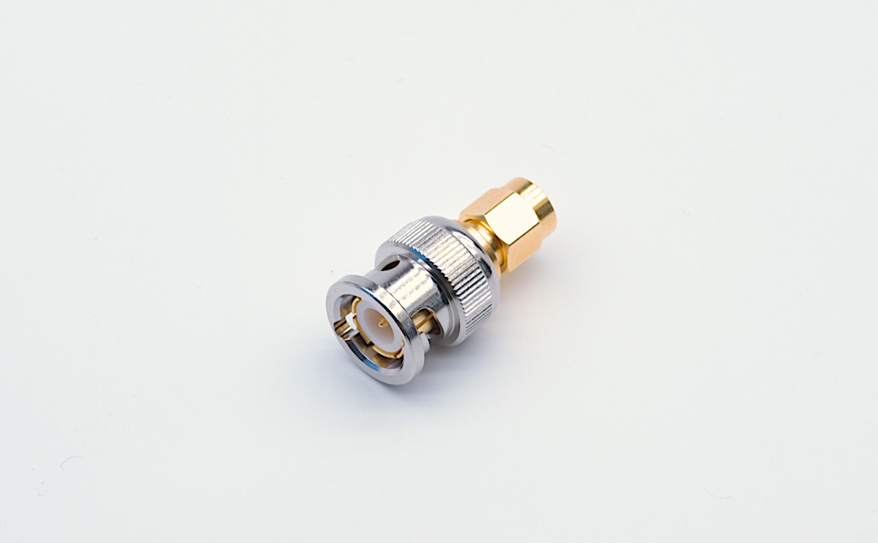 SMA male to BNC male adapter